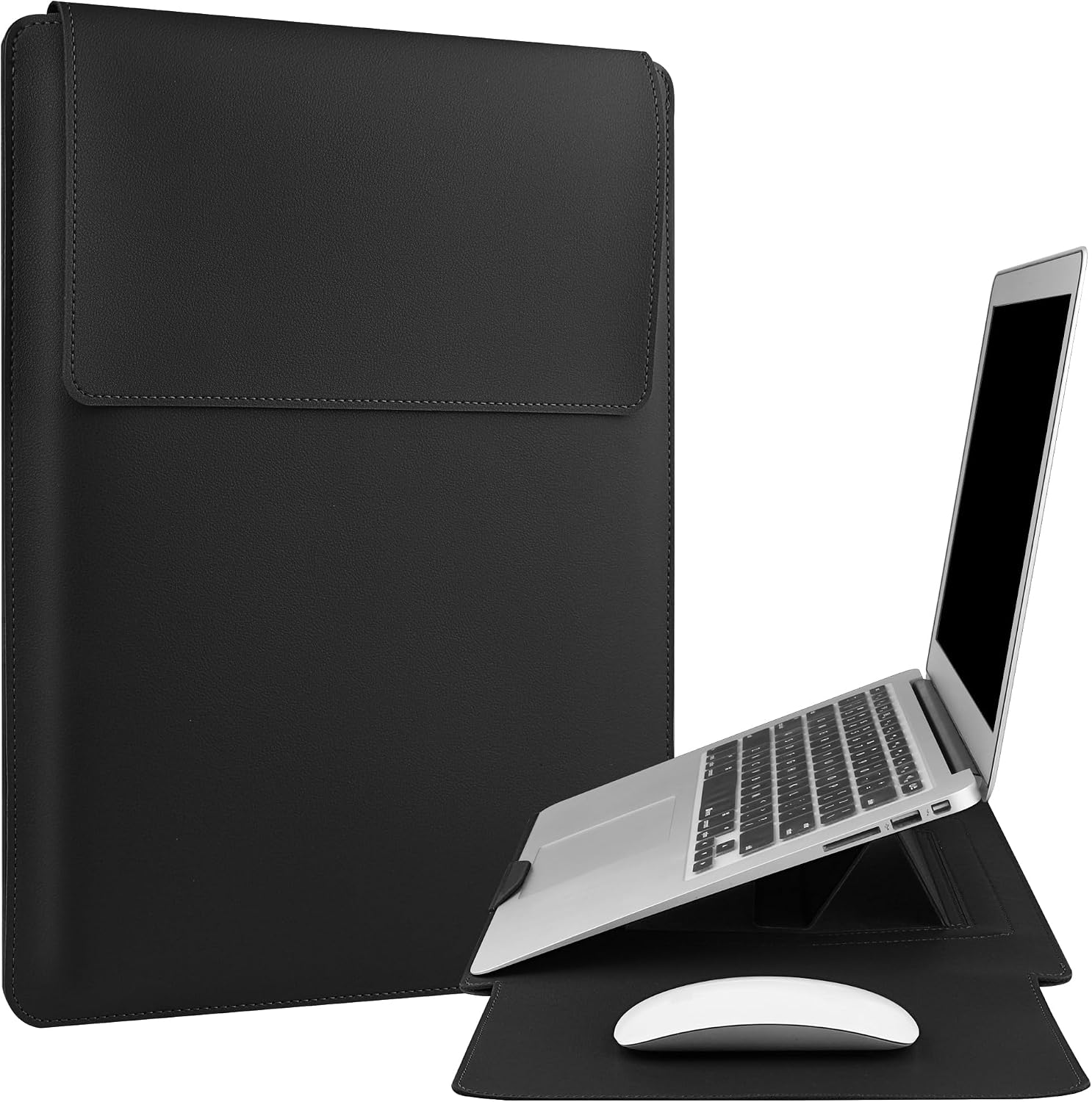 17.3 Inch Laptop Sleeve Case for Essential 17/ Tpn-I139_320M3Av(2023/2025)/Pavilion Envy 17,Compatible with Ideapad/Lg Gram/Asus/Dell/Rog Strix/Acer 17''-17.3'' Laptop Bag,Black